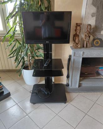 Mobile Carrello Porta TV con Ruote + TV LG 26"