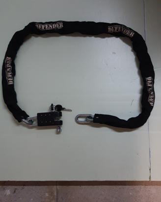 Catena antifurto con lucchetto 