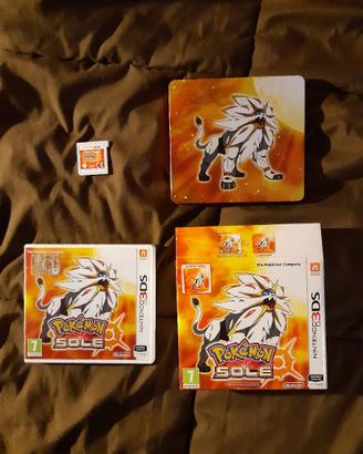 Pokemon Sole 3DS steelbook e eventi NO SPEDIZIONE