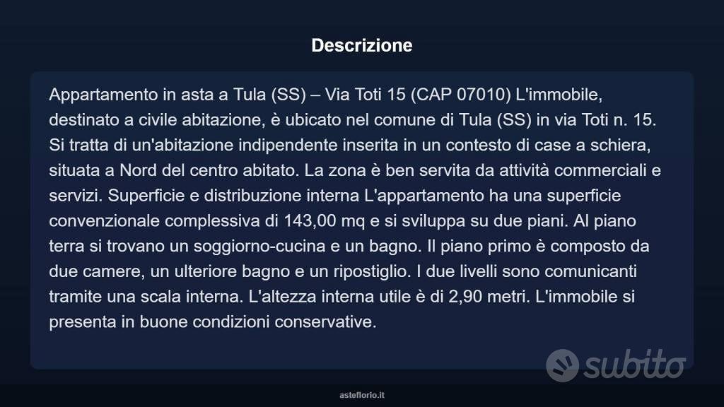 Appartamento – Tula, Tàttari/Sassari - Vista 3