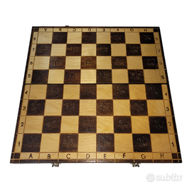 Scacchiera in Legno Pieghevole artigianale