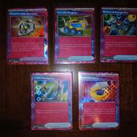 Lotto 5 Carte Pokemon Ita Rare Asso Tattico Holo