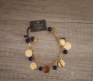 bracciale Etrusca con pietre naturali viola 