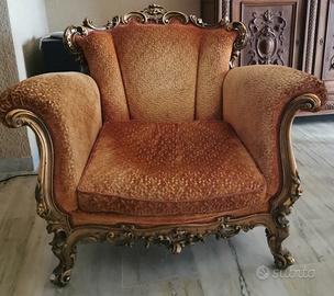 Poltrona stile barocco