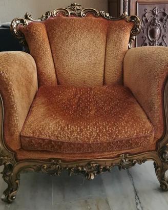Poltrona stile barocco