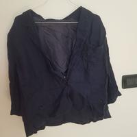 Camicia blu da donna