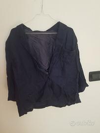 Camicia blu da donna