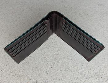 Portafoglio PIQUADRO Blue Square vera pelle mogano