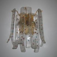 Coppia Applique Murano  anni 80 di Barbini