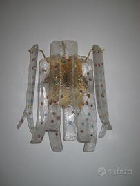 Coppia Applique Murano  anni 80 di Barbini