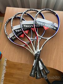 4 racchette Tecnifibre T-Fight 18x19 manico 2