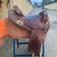 Sella western da barrel 16 pollici marca Double C