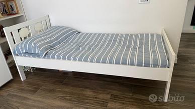Letto bambini Ikea Kritter con materasso e copri