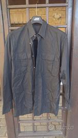 Gianni Versace Vintage Camicia uomo Nera Nuova XL