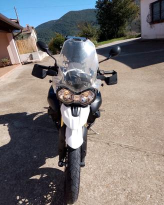 Moto triumph tiger 800