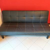 2 Divani letto antracite, Schienale reclinabile