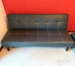 2 Divani letto antracite, Schienale reclinabile