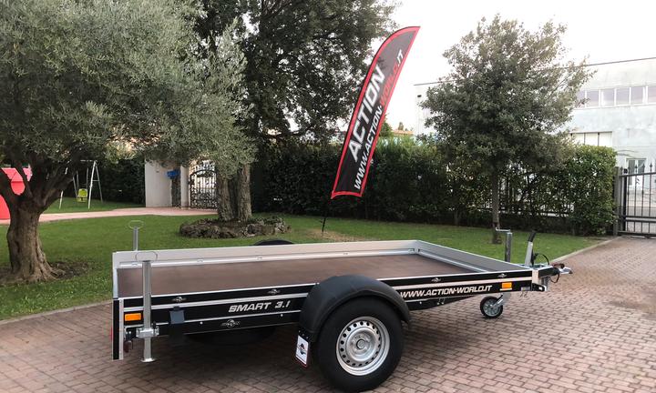 Rimorchio trasporto auto/moto/cose