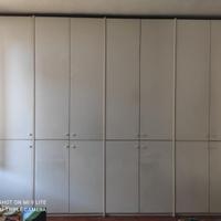 Armadio 7 ante laminato bianco