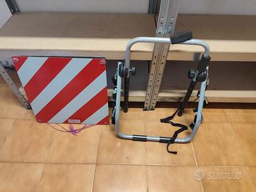 porta bici più cartello