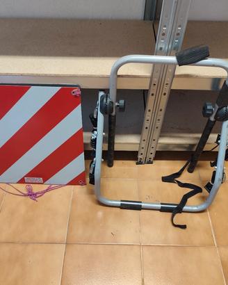 porta bici più cartello