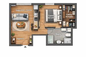 Bilocale zona Mazzini