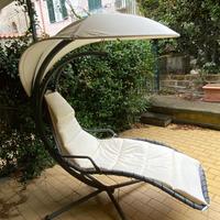 Sdraio Sospesa da Giardino color Panna e Grigio