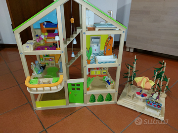 Casa delle bambole in legno Hape