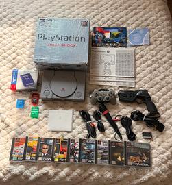 PlayStation 1 Boxata + Accessori & Giochi