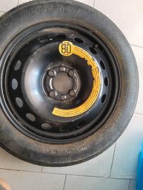 ruotino di scorta per panda diametro 15 t125/80 r1