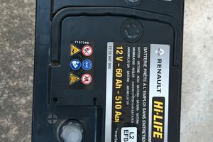 Batteria Renault 60 ah 