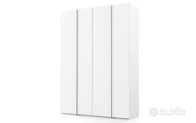 Armadio 4 ante bianco opaco – come nuovo