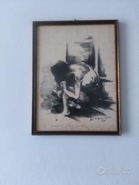 litografie di un famoso artista emiliano S. Ferri