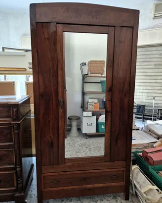 Armadio a specchio antico fine '800