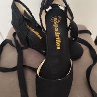 👠 Espadrilles nere n.38 – NUOVE e super c