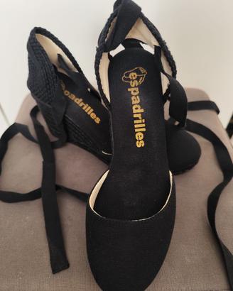 👠 Espadrilles nere n.38 – NUOVE e super c