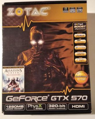 Scheda vieo Zotac GEFORCE GTX 570