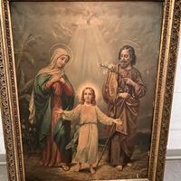 Quadro primi ‘900 sacra famiglia