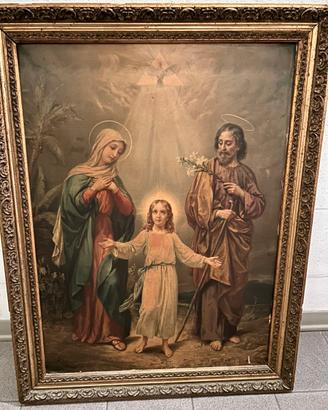 Quadro primi ‘900 sacra famiglia