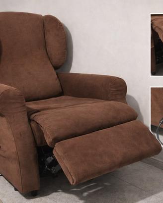 Poltrona relax elettrica super comoda, come nuova