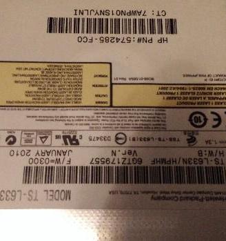 Lettore masterizzatore DVD RW per HP PAVILION DV6