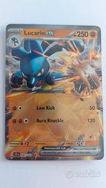 Carta Pokemon LUCARIO ex ( Inglese )