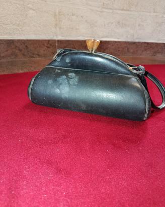 borsetta vintage pelle nera