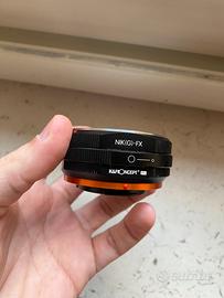 Adattatoro Nikon Fuji