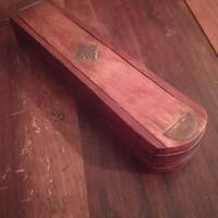 antica scatolina in legno porta penne