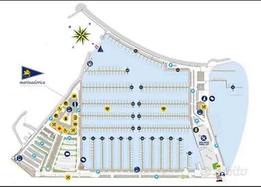 Posto barca 15 mt Marina Dorica W1