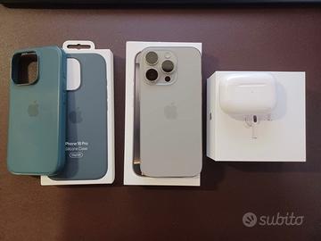 iPhone 16 Pro 256 gb + custodia