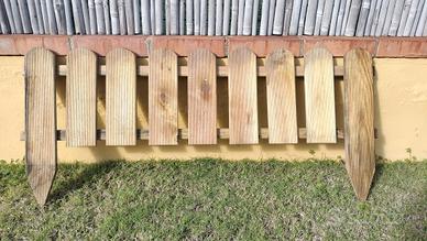 10 pezzi - Steccato Recinto  in pino impregnato