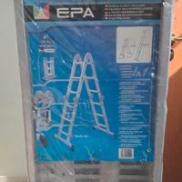 SCALA MULTIUSO ALLUMINIO 4x3 PIOLI