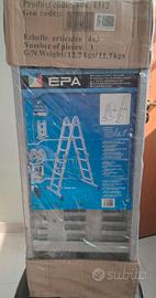 SCALA MULTIUSO ALLUMINIO 4x3 PIOLI